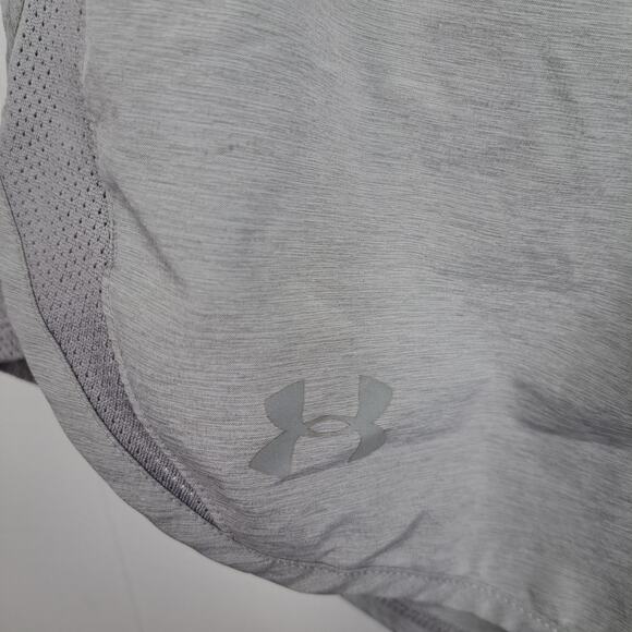 Under Armour HeatGear Shorts Women’s M Gray Lightweight Running Loose Fit - Picture 3 of 11